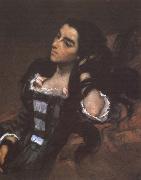 Gustave Courbet Portrait of Spanish oil painting